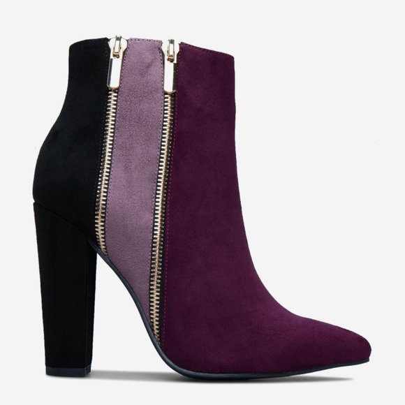 Diane Zipper Heeled Booties - Picture 3 of 4